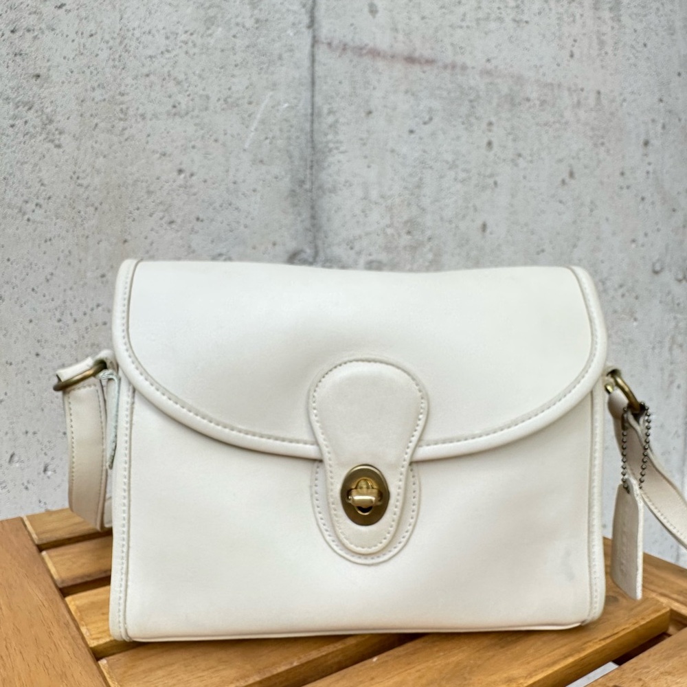 Vintage Coach Bone Devon Bag Purse